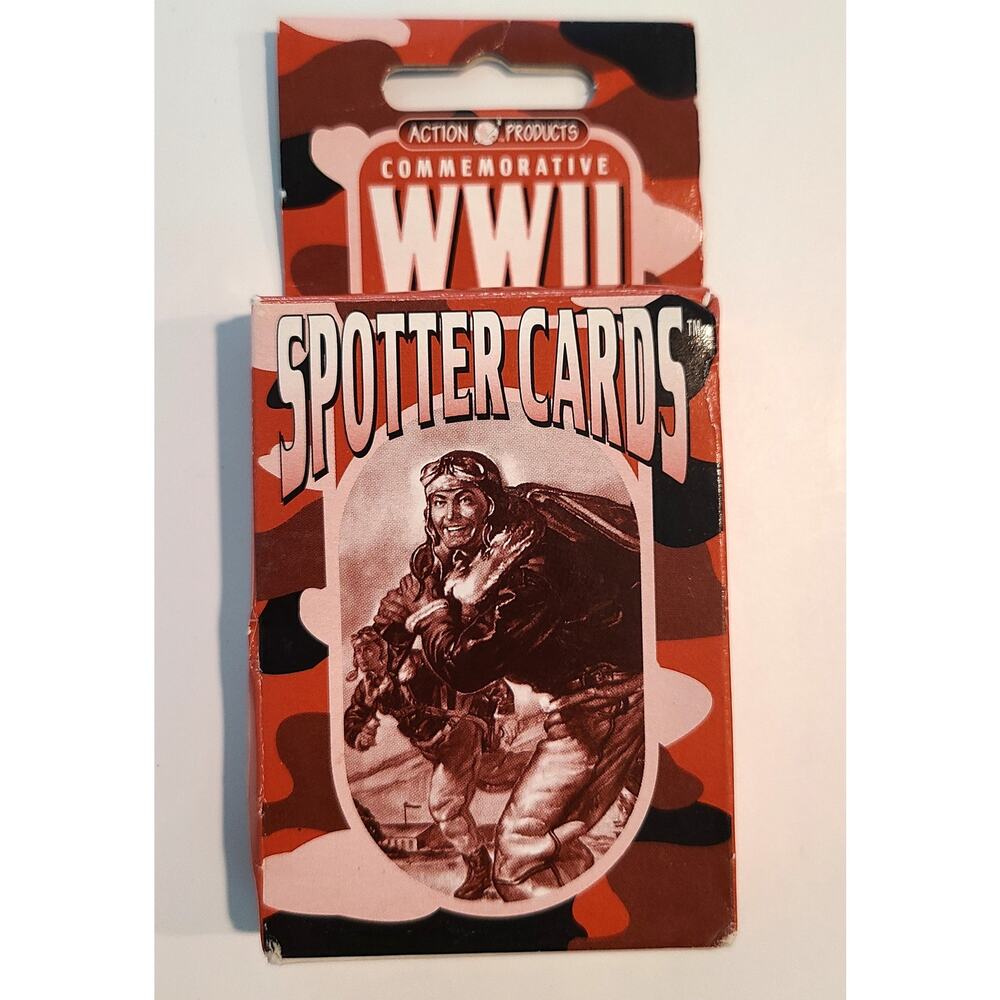 Action Products WWII Commemorative Spotter Cards Aircraft Military Air Force